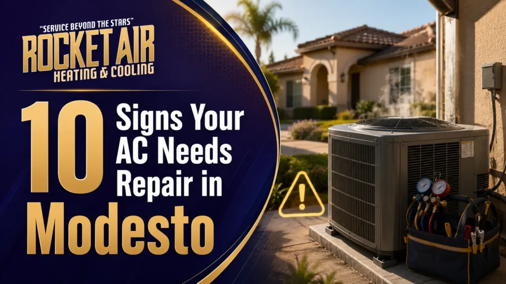 0 Signs Your AC Needs Repair in Modesto