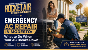 Emergency AC Repair in Modesto What to Do When Your AC Breaks Down