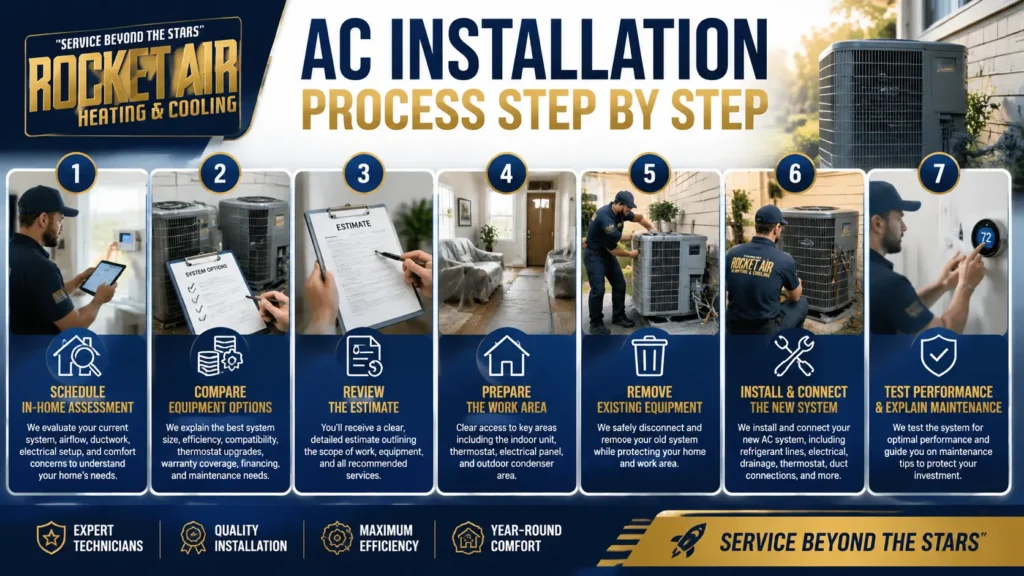 AC Installation Process Step by Step