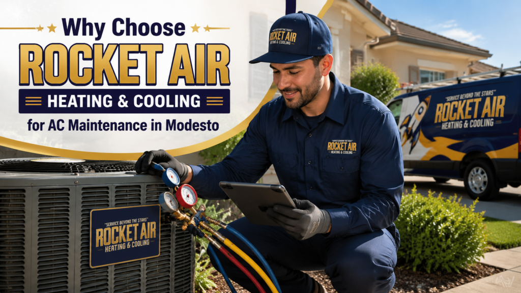 Why Choose Rocket Air Heating & Cooling for AC Maintenance in Modesto