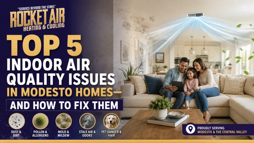 Top 5 Indoor Air Quality Issues in Modesto Homes—and How to Fix Them